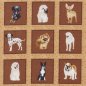 Preview: Panel 30 x 110 cm, 9 verschiedene Hundemotive