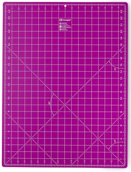 Schneidematte ca. 24 x 18 Inch, 60 x 45 cm - pink