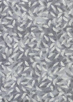 Verschiedene graue Federn auf Grau