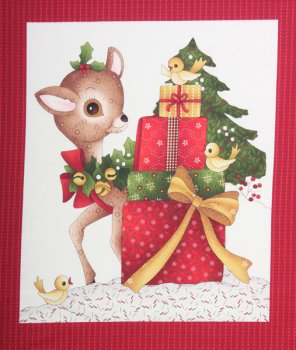 Panel 90 x 110 cm, kinderliche Weihnachtsmotive